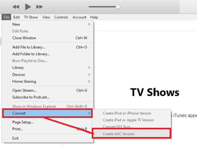 iTunes Convert MPEG To AAC File