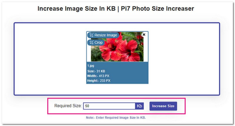 Pi1 Image Tool to Increase Image Size in KB