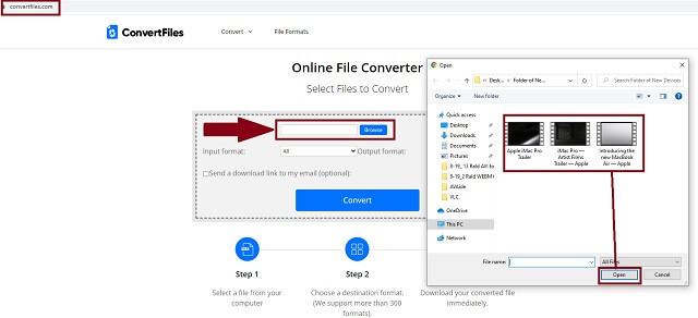 Fichier d'importation DivX ConvertFiles