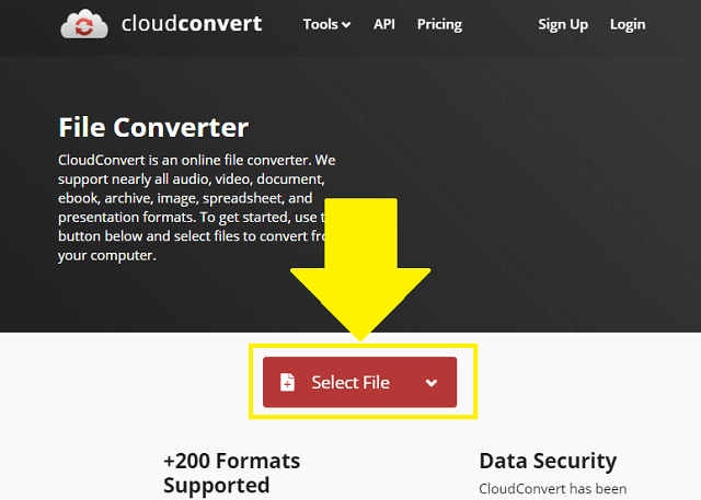 Importation FLV MOV Cloudconvert