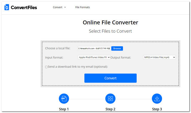 Fișier M4V MP4 Convertfiles