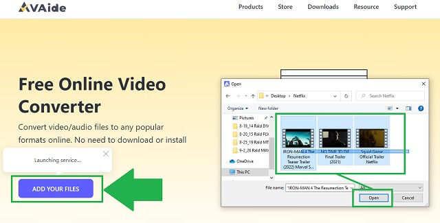 MKV MOV AVAide Video Import