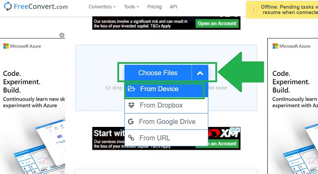 MOV DivX Freeconvert Upload-Dateien