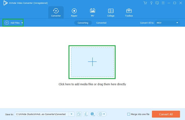 MTS FLV AVAide Attach Files