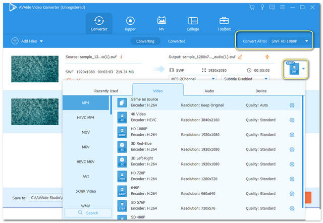 SWF MP4 Setup File