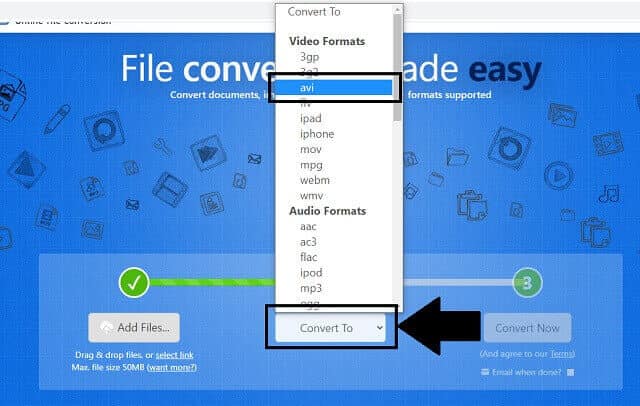 VOB AVI AVAide Format Convert