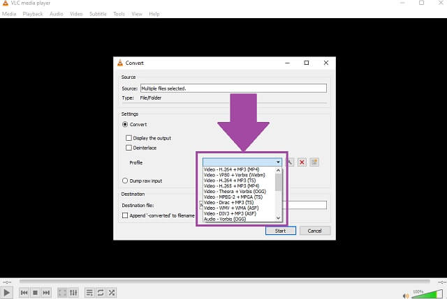 VOB MOV VLV Format Storage