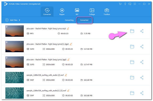 Fichier converti WebM MOV