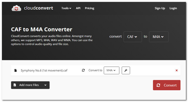 CAF M4A Convertio File