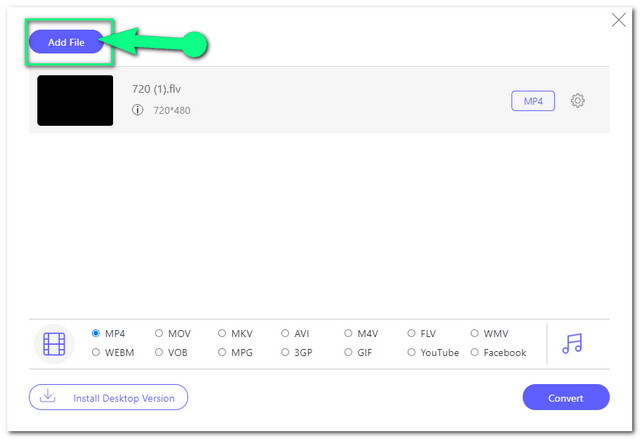 Fichier de téléchargement en ligne FLV MP3