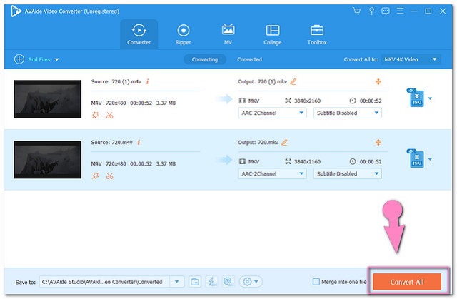 M4V MKV Convert File