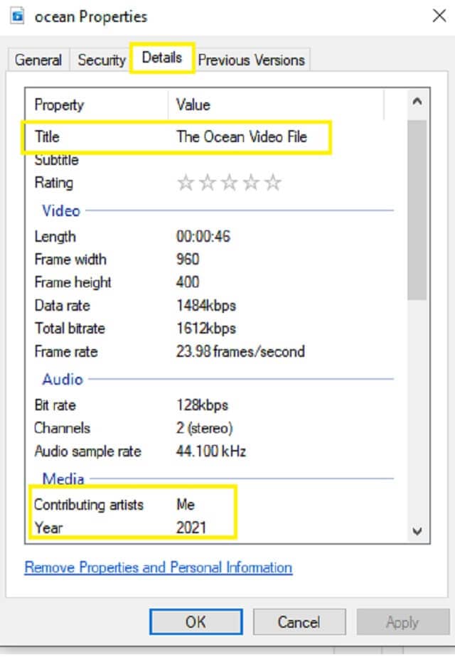 Metadata Check File