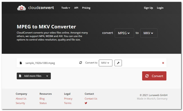 MPEG MKV Cloud File