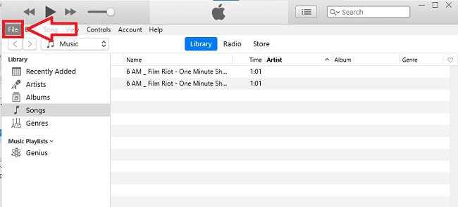 AIFF WAV iTunes File