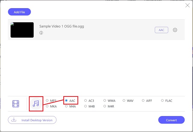 Ücretsiz AVAide Yeni Format Seçin