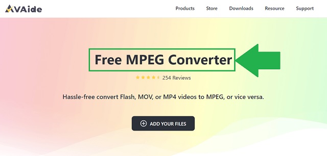 MPEG MP3 AVAide Open Site