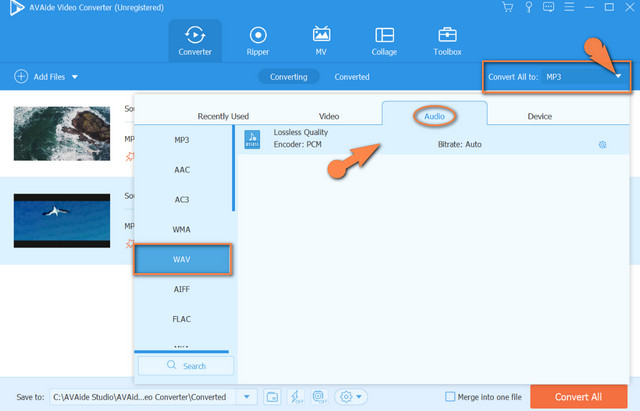 MPEG WAV Set File