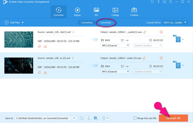 SWF WAV Convert File