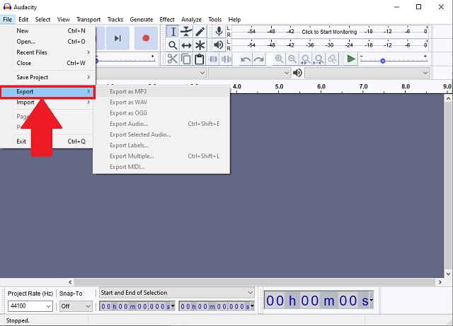 WAV MP3 Audacity Convert