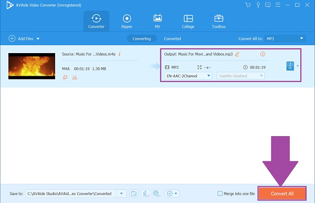 WMA MP3 AVAide เริ่มขั้นตอน