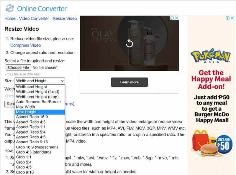 Aspect Ratio Converter Online Converter