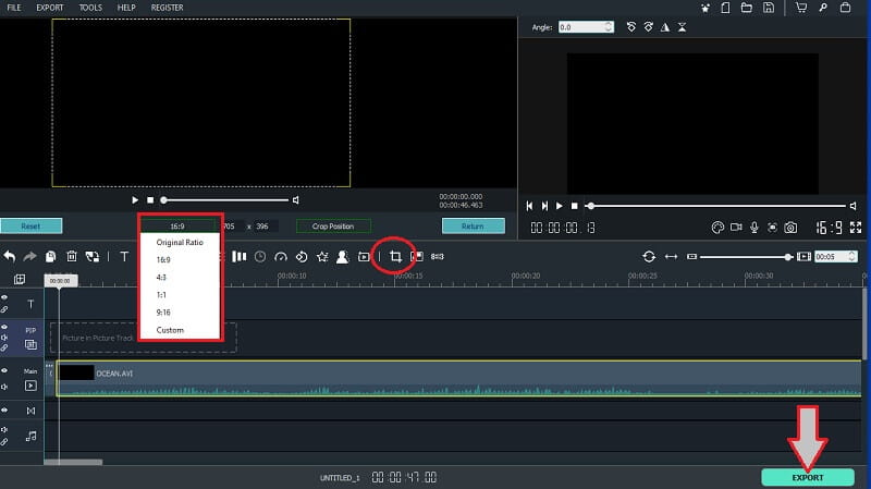 Windows Movie Maker beskjære video