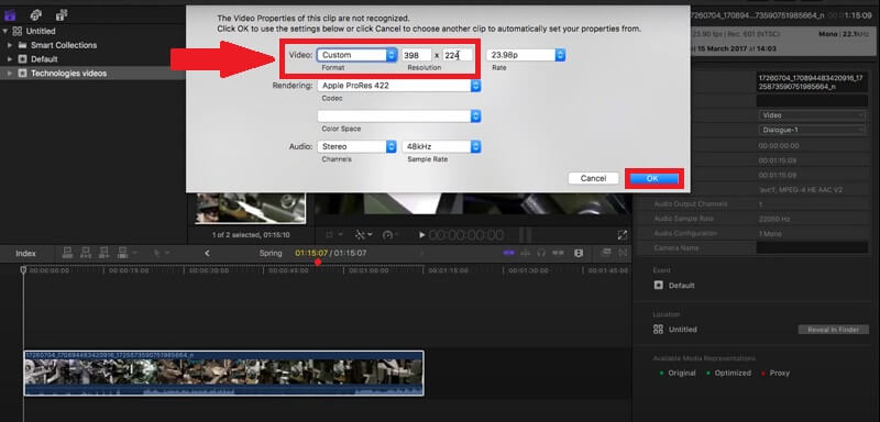 final cut pro change text color