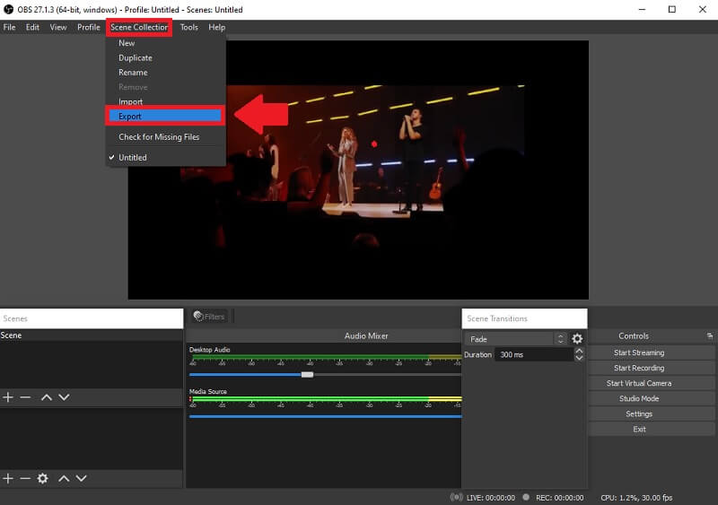 OBS Crop Video Export