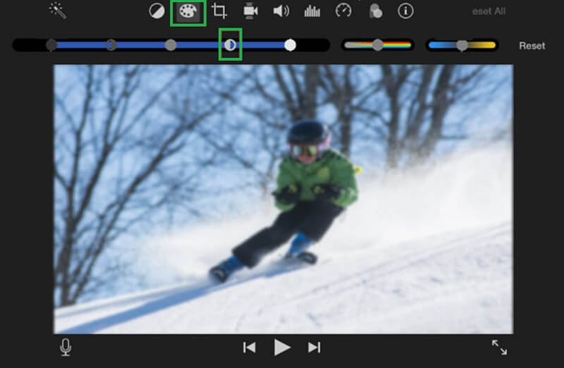 Διορθώστε το Blur Video iMovie Enhance