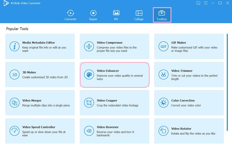 Mobile Video Enhancer AVAide Tool