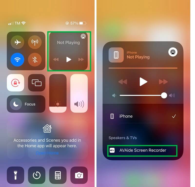 Audio opnemen op iPhone AVAide Connect