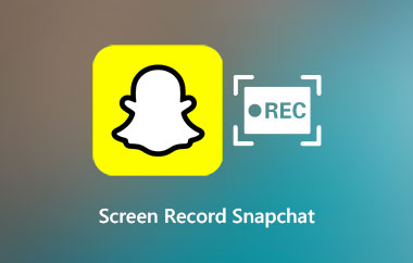 スクリーンレコードSnapchat