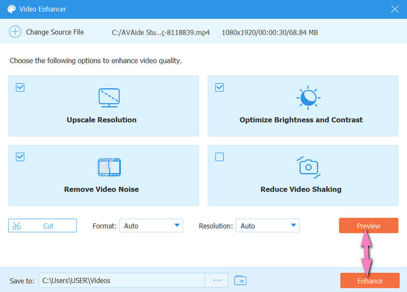 Preview Enhance Video
