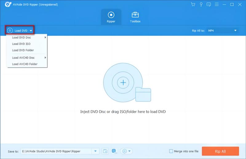 Load DVD TV