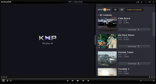 Lettore DVD per Mac KMPlayer