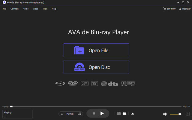 VLC Alternatif AVAide Blu-ray Oynatıcı