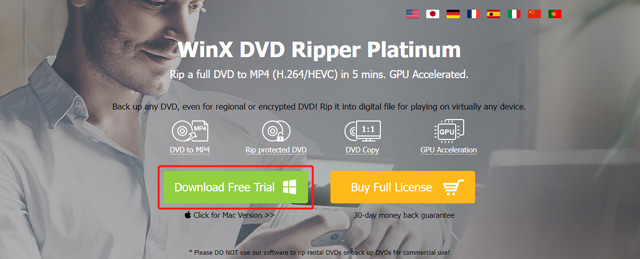 Descărcare WinX DVD Ripper