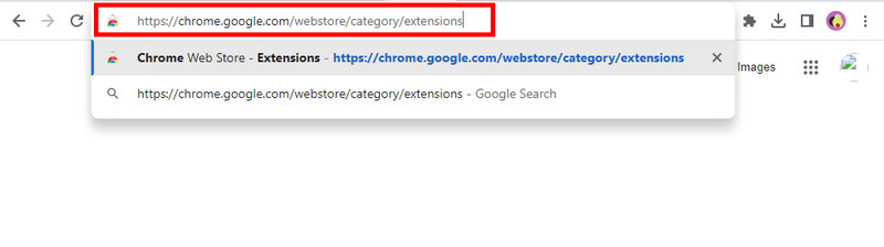 Chrome Uzantısında Ara