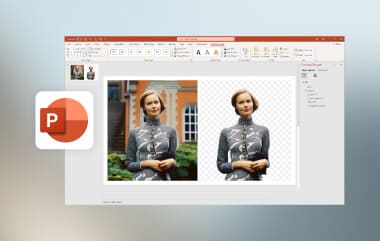 Membuat Gambar Background PowerPoint Transparan
