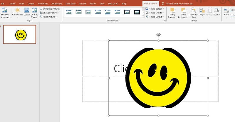 Smileface sfondo trasparente PPT