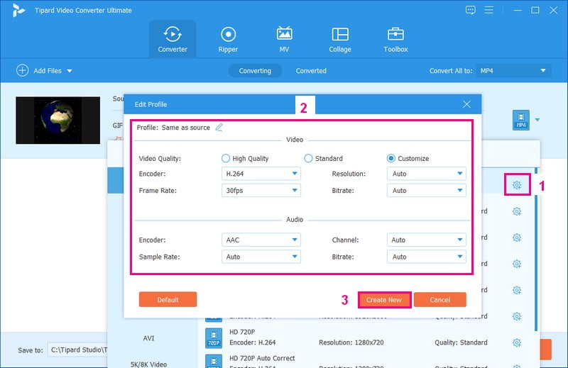 Customize the Output of Your Converted Video