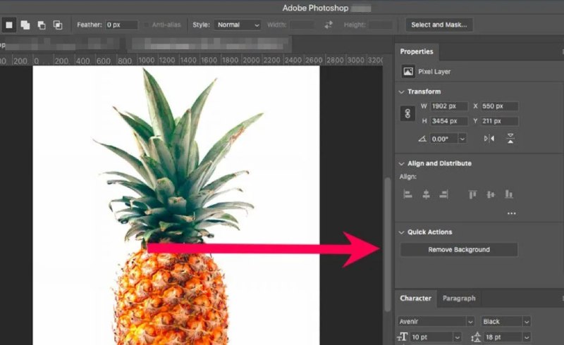 Remove Background in Photoshop