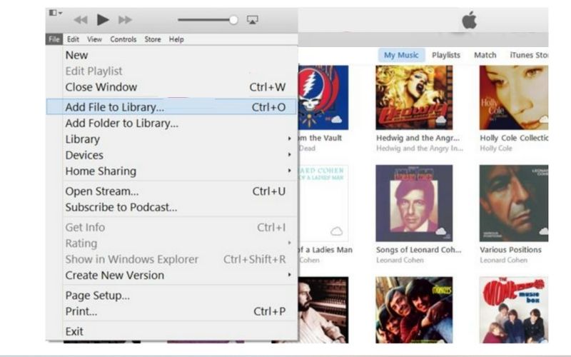 Muziek bewerken iTunes-import