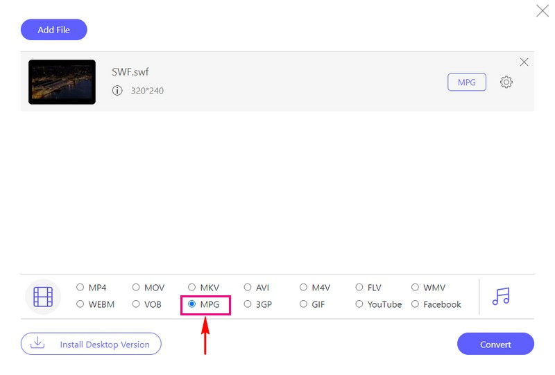 SWF file converter 