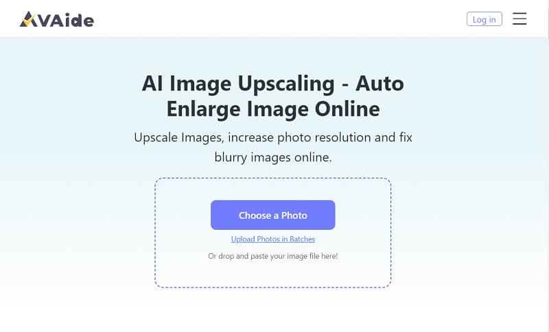 Access AVAide Image Upscaler