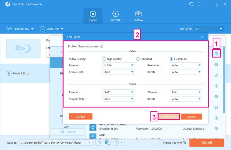 Customize the Video and Audio Settings