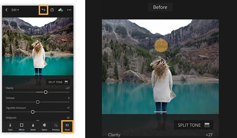 Lightroom Interface