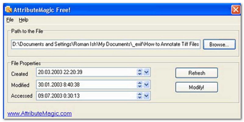 AttributeMagic Best File Changer Date