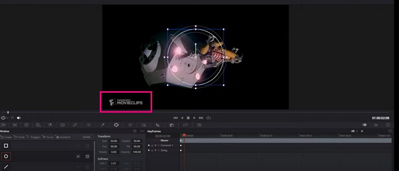 Davinci Resolve Eliminați filigranul din videoclip