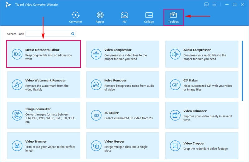 Leta efter Media Metadata Editor